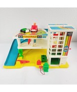 Fisher Price Little People Garage 1987 Incomplete - £55.09 GBP