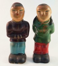 Vintage Japonais Figuratif Salt &amp; Pepper Shakers - $41.51