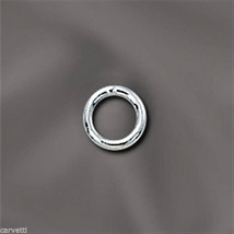 5mm Sterling Silver Closed Jump Rings 20 gauge (10) - £3.92 GBP