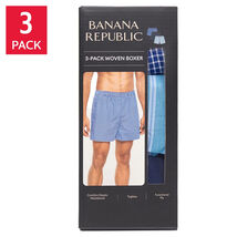 Banana Republic Men's Boxers 3 Pack 100% Cotton Woven Underwear New S M ... - $22.99