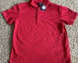 Cambridge Classics Boy&#39;s Shirt Size Medium Polo Red Short Sleeve Pullover - $7.69