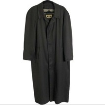 NWOT Vintage 90&#39;s Joseph Abboud 100% Wool Men Long Brown Over Coat size 38R - £138.48 GBP