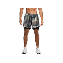 Mens Athletic Camo Shorts with slip liner   Zippered back pocket hidden phone po - £15.71 GBP