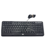 HP Keyboard USB Wired Multimedia Keyboard Plug and Play 12 Hot Keys For ... - $314.63 MXN