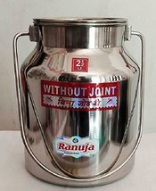 Stainless Steel Storage Milk-Oil-Ghee Container -4 Ltr Us - $46.13