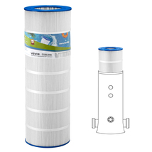 VEVOR Pool Filter Cartridge,150 Sq.Ft,Pentair R173216,Pleatco PAP150,Tri... - $66.90