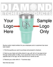 ENGRAVED Custom Personalized Name/Logo 30oz Stainless Steel Tumbler Teal... - £18.77 GBP