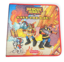 2002 SOFT PLAY FISHER PRICE RESCUE HEROES SAVE THE DAY! FELT PLAY SET - £10.80 GBP