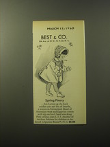 1960 Best &amp; Co. Fashion by Liliputian Bazaar Advertisement - Spring Finery - $14.99