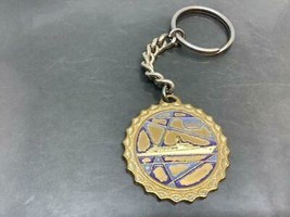 Vintage Promo Keyring Home Lines Keychain Ss Oc EAN Ic Ancien Porte-Clés Boat - £18.66 GBP