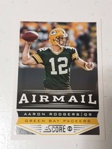 Aaron Rodgers Green Bay Packers 2013 Score Airmail Card #232 - £0.78 GBP