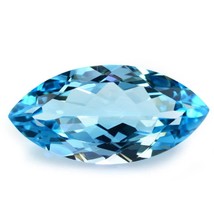 Natural Sky Blue Topaz Marquise Cut AAA Quality Loose Gemstone Available in 4x2M - £7.17 GBP
