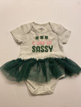 St Patrick&#39;s Day Tutu Bodysuit Baby Girls St Patty&#39;s One Piece - $9.98