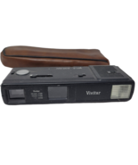 Vintage Vivitar Tele-835 AW Point and Shoot 110 Film Pocket Camera w/Case - £7.85 GBP