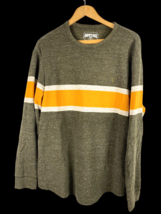 Vintage American Eagle Shirt Size Large Y2K Rugby Stripe Thermal Knit Mens - £26.37 GBP