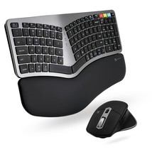 X9 Wireless Ergonomic Keyboard And Mouse Combo - 2.4G+Bt Optimized For Comfort - - £96.61 GBP