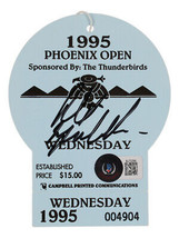 Phil Mickelson Autografato 1995 Pga Phoenix Aperto Mercoledì Biglietto Bas - $193.99