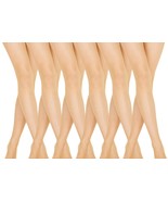 6 Pairs Women’s Ultra Sheer Pantyhose 20 Denier Silky Soft Stretchy Tigh... - $284.91 MXN