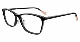 Lucky Brand D216 Eyeglasses Eye Glasses 0BLA Black Authentic New 55mm Women - £106.67 GBP