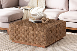 Obert Bohemian Natural Seagrass Coffee Table - $9,479.36 MXN