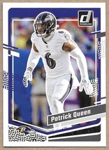 2023 Donruss #24 Patrick Queen Baltimore Ravens - $2.78