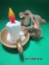 CHARMING TAILS BY FITZ &amp; FLOYD FIGURINE &quot;CANDLE LIGHT KISSES&quot;  [fig2] - $24.75