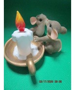 CHARMING TAILS BY FITZ &amp; FLOYD FIGURINE &quot;CANDLE LIGHT KISSES&quot;  [fig2] - $34.51 CAD