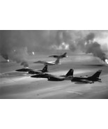 Air Force Fighter Jets Kuwait Burning Oil Fields Desert Storm Photo Post... - €23,35 EUR+