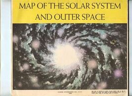 Map of the Solar System and Outer Space by Book Enterprises 1960 - $9.90