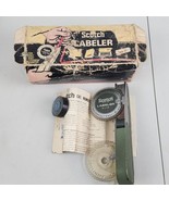 Vintage Scotch EJ-3 Tape Labeler, Wheel. &amp; Tape- tested working - £11.15 GBP