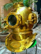 Mark V Brass Antique Finish Collectible Scuba Boston Diving Divers Helmet 18 US - £182.22 GBP