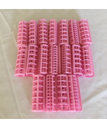 Vintage goody brand pink small snap over rollers hair curlers  movie pho... - $19.75