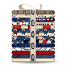 Fat Quarter Bundle American Honor Patriotic USA Cotton Fabric Precuts M203.25 - £39.29 GBP