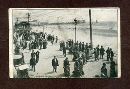 Vintage Postcard 1900s 1909 Youngs Pier Atlantic City NJ New Jersey Boar... - £5.48 GBP