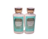 Christmas Cocoa &amp; Mint Body Lotion Bath &amp; Body Works 8 oz 2 Pack - $32.50