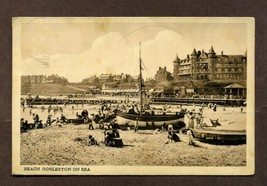 Vintage Linen Postcard 1916 Beach Gorleston on Sea UK  - £4.69 GBP