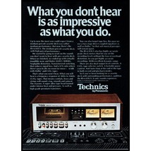 1976 Technics RS-63OUS Cassette Tape Deck Vintage Print Ad Audiophile Wall Art - £8.20 GBP