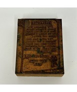Vintage Letterpress Printing Block Guarantee Mayflower Mills Fort Wayne ... - $280.65 MXN