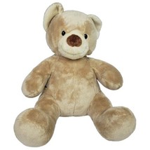BABW Light Brown Teddy Plush Build a Bear Workshop 16&quot; Stuffed Animal - £12.37 GBP