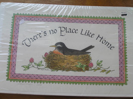 Estate Barb Fuller Signed &amp; Numbered Robin Bird on Nest NO PLACE LIKE HOME Print - £5.20 GBP