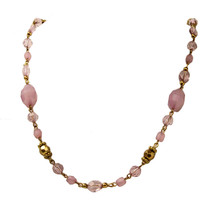 New single Strand Oriental Pink 18" beaded style fashion Women's Necklace - £5.64 GBP