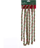 KURT ADLER 9' RED,  GREEN & GOLD TWISTED BEAD CHRISTMAS TREE GARLAND H94... - $181.84 MXN KURT ADLER 9' RED,  GREEN & GOLD TWISTED BEAD CHRISTMAS TREE GARLAND H94... - $181.84 MXN