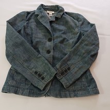 Vintage Talbots Women’s Cotton Blue Denim Pockets Long Sleeve Jacket Size 6 - €16,94 EUR