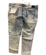 Bleecker &amp; Mercer Men&#39;s Jeans 44/32 Slim Fit Distressed Crinkle Stretch - $500.91 MXN