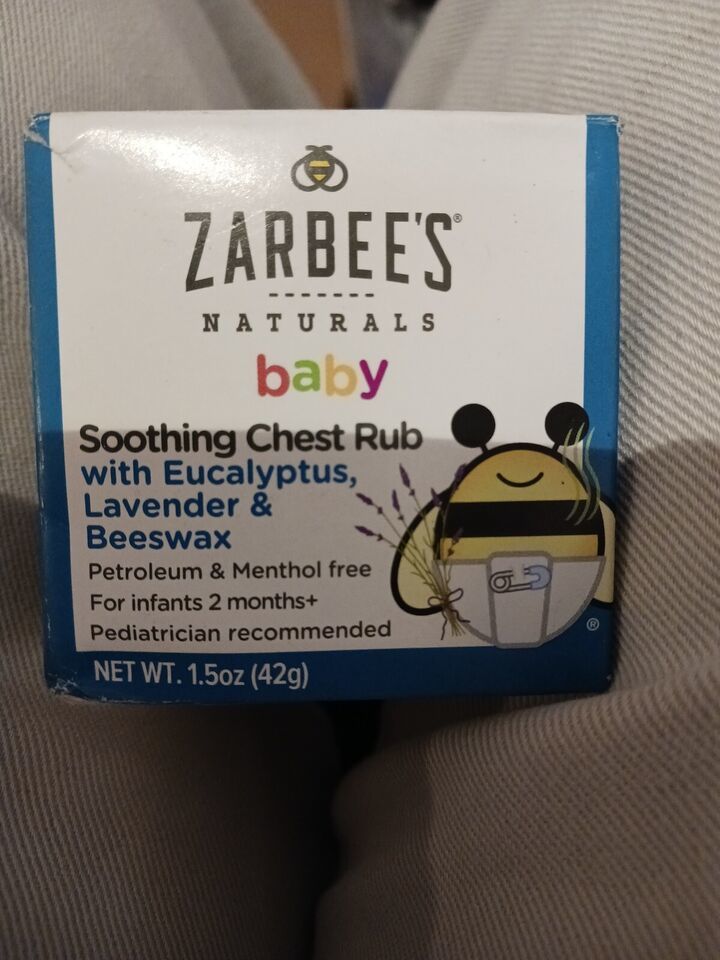 ZARBEE'S Baby Soothing Chest Rub with Eucalyptus Lavender & Beeswax 1.5