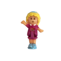 Vintage 1992 Bluebird Polly Pocket Stampin&#39; School Replacement Doll Girl Figure - £14.94 GBP