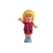 Vintage 1992 Bluebird Polly Pocket Stampin&#39; School Replacement Doll Girl Figure - £14.21 GBP