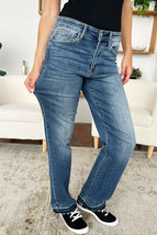 Judy Blue Full Size Mid Rise Release Hem Jeans - $76.99