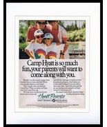 1990 Hyatt Regency Resorts 11x14 Framed ORIGINAL Vintage Advertisement  - £27.23 GBP