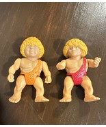  Playskool Definitely Dinosaurs 2 Caveman Figures 1987  - $94.60 MXN